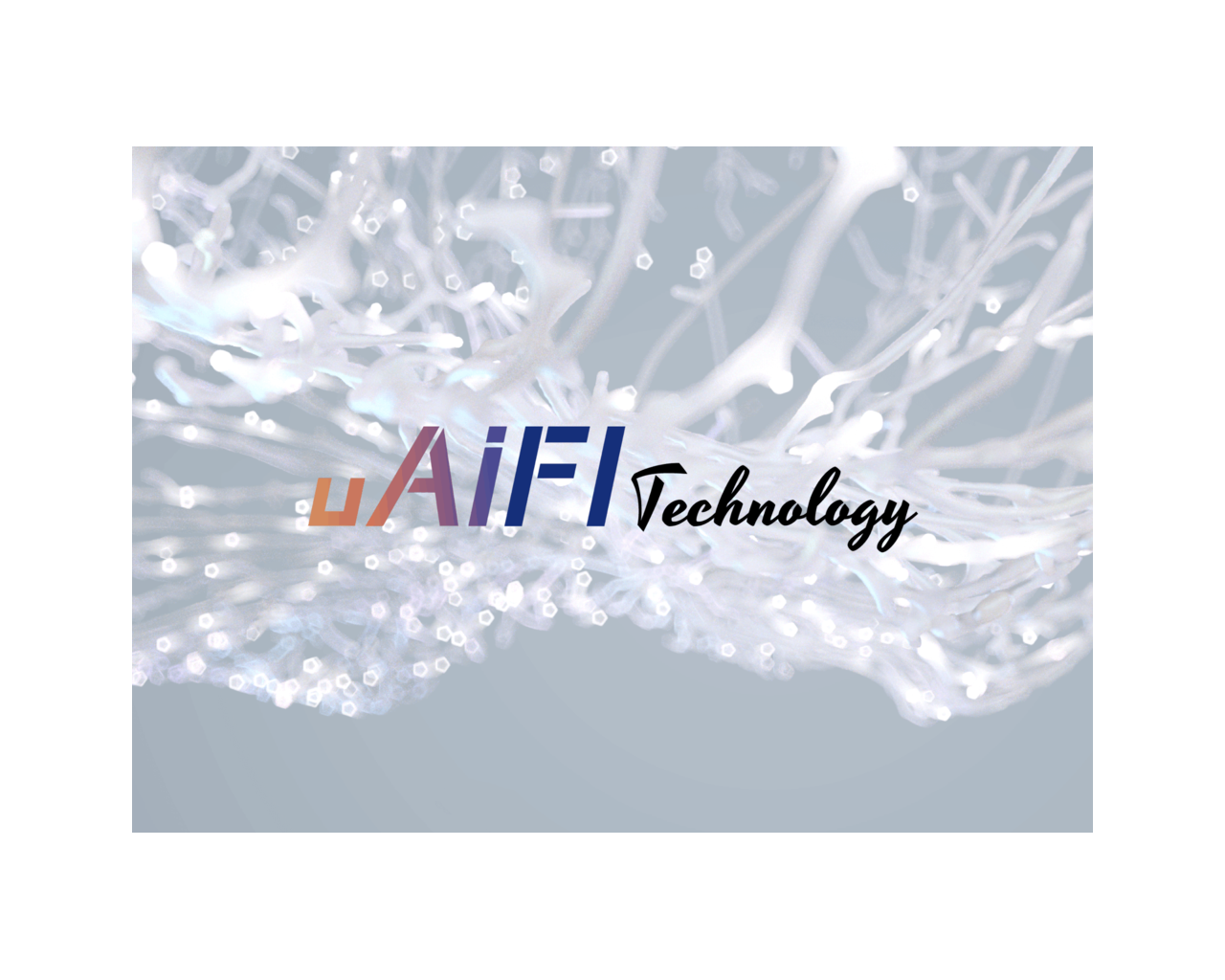 logo of uAIFI technology with splendid background